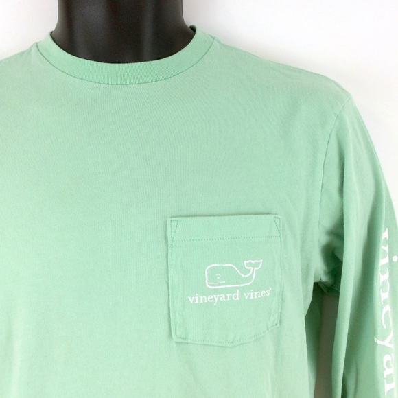 Vineyard Vines Green Whale Longsleeve 